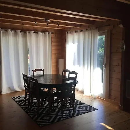 Charmante Maison En Bois Proche Mer Saint-Jean-de-la-Riviere Exterior photo